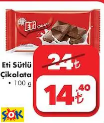 ETİ SÜTLÜ ÇİKOLATA